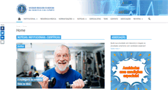 Desktop Screenshot of medicinadoesporte.org.br